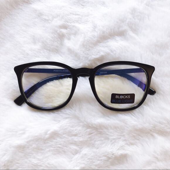 Sienna Black Computer Blue Light Glasses - Picture 1 of 13